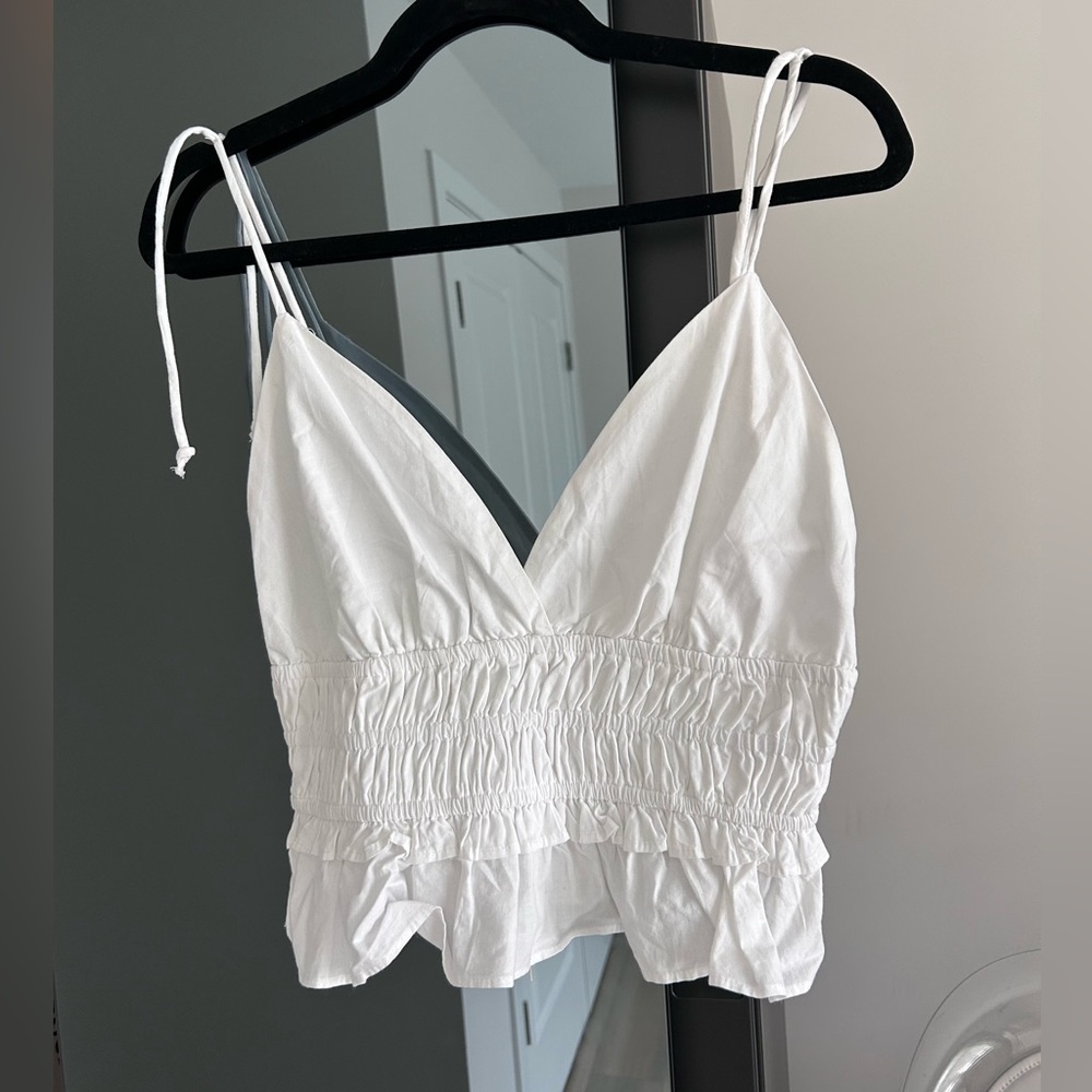 Chic White Women's Camisole Top